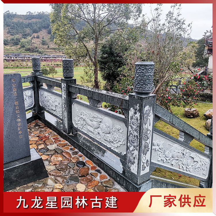 花鳥(niǎo)浮雕石雕欄桿圖片