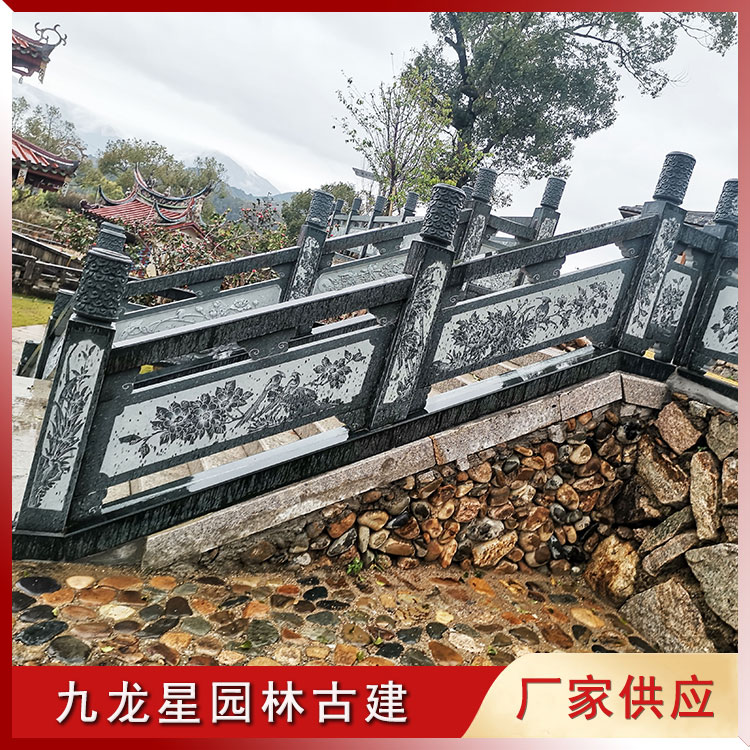 花鳥(niǎo)浮雕石雕欄桿圖片