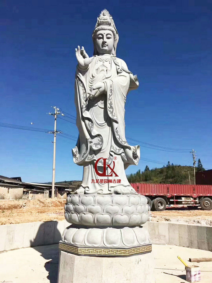 石雕滴水觀(guān)音圖片